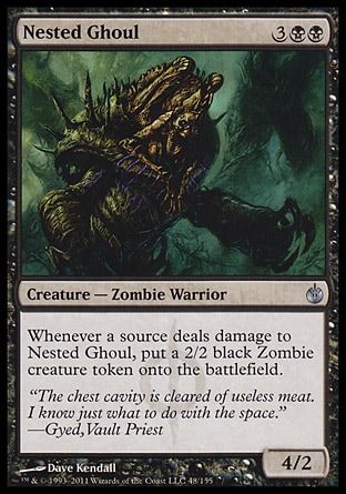 Nested Ghoul (Mirrodin Besieged) Trading Card