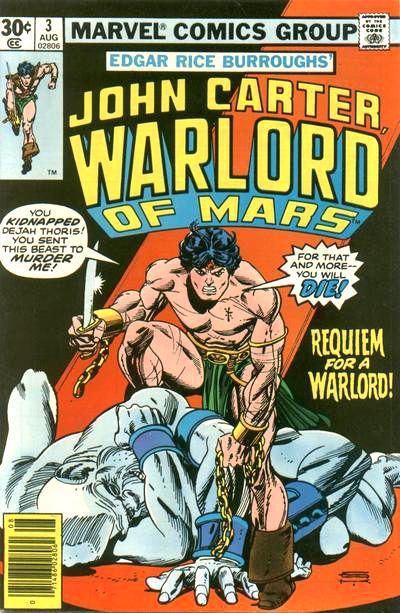 John Carter Warlord of Mars #3 Comic