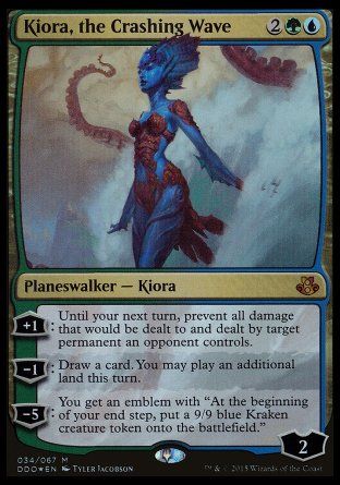 Kiora, the Crashing Wave (Elspeth vs. Kiora) Trading Card