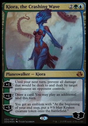 Kiora, the Crashing Wave (Elspeth vs. Kiora)