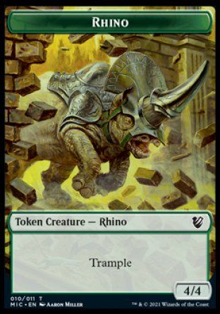 Rhino (Innistrad Midnight Hunt Commander Decks) Trading Card