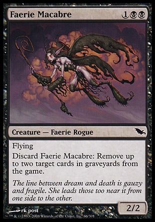 Faerie Macabre (Shadowmoor) Trading Card