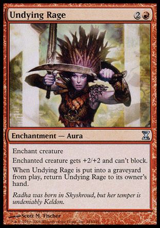 Undying Rage (Time Spiral) Trading Card