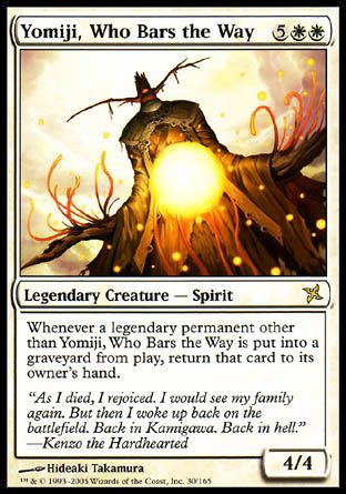 Yomiji, Who Bars the Way (Betrayers of Kamigawa) Trading Card