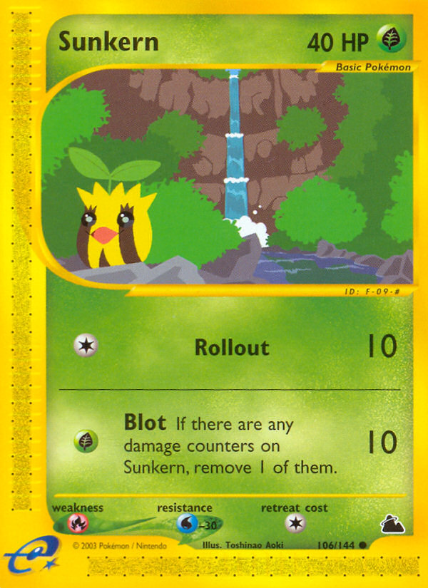 Sunkern (106/144) - Skyridge Pokémon Card