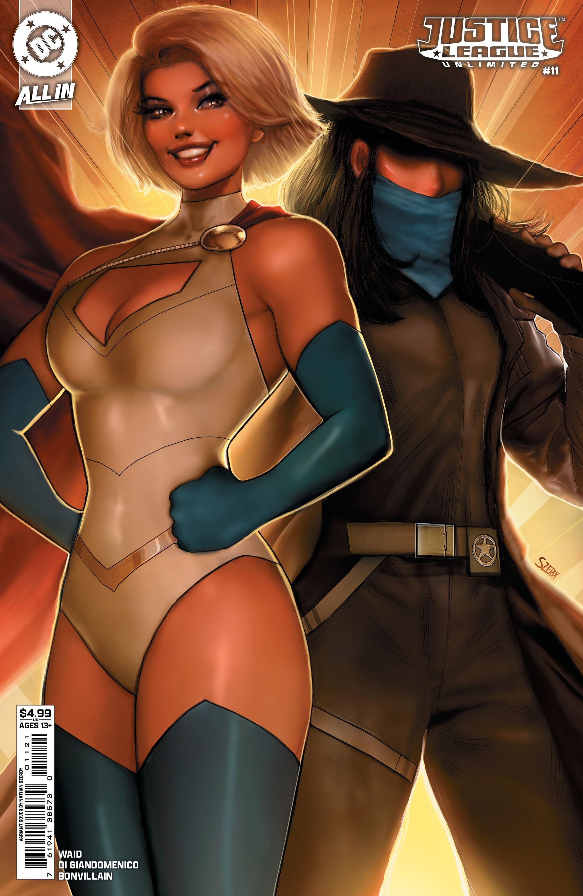 Justice League Unlimited #11 (Cvr B Nathan Szerdy Card Stock Variant) Comic