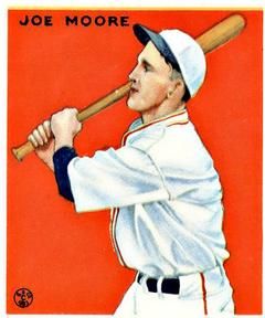 Jo-Jo Moore 1933 Goudey (R319) #126 Sports Card