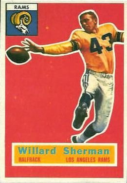 Willard Sherman 1956 Topps #66 Sports Card