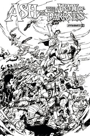 Ash vs The Army of Darkness #3 (Cover D 10 Copy Vargas B&w Inc)