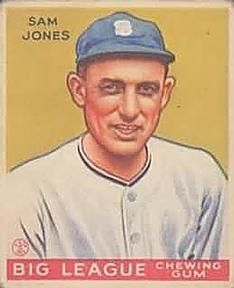 Sam Jones 1933 Goudey (R319) #81 Sports Card