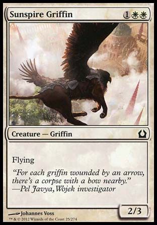 Sunspire Griffin (Return to Ravnica) Trading Card