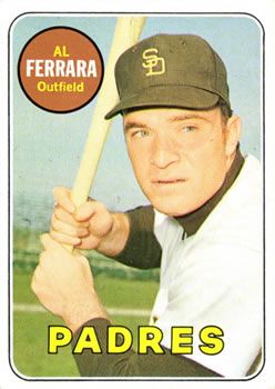 Al Ferrara 1969 Topps #452 (First Name in Yellow) Sports Card