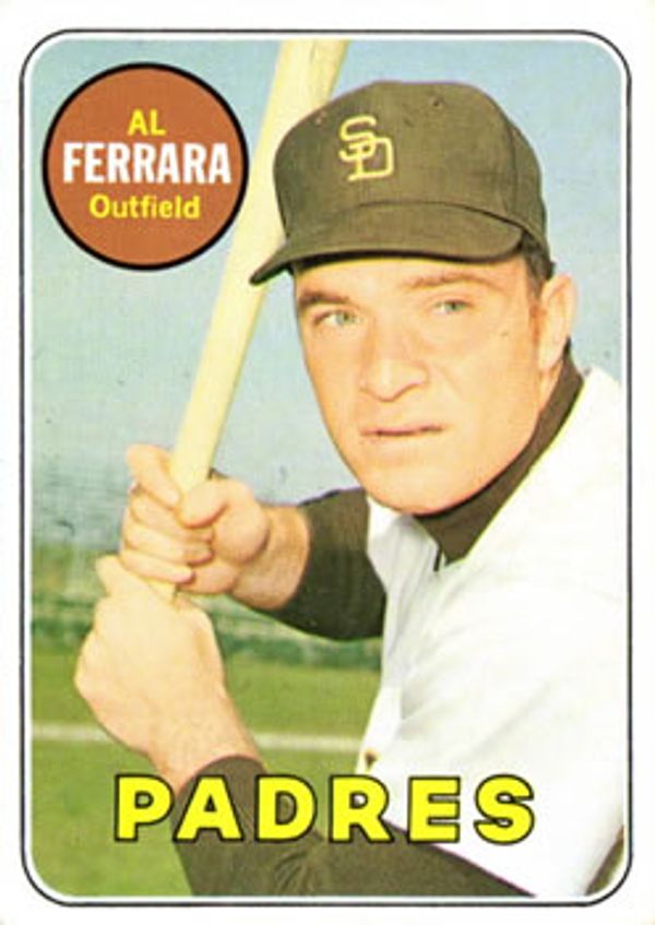 Al Ferrara 1969 Topps #452 (First Name in Yellow)