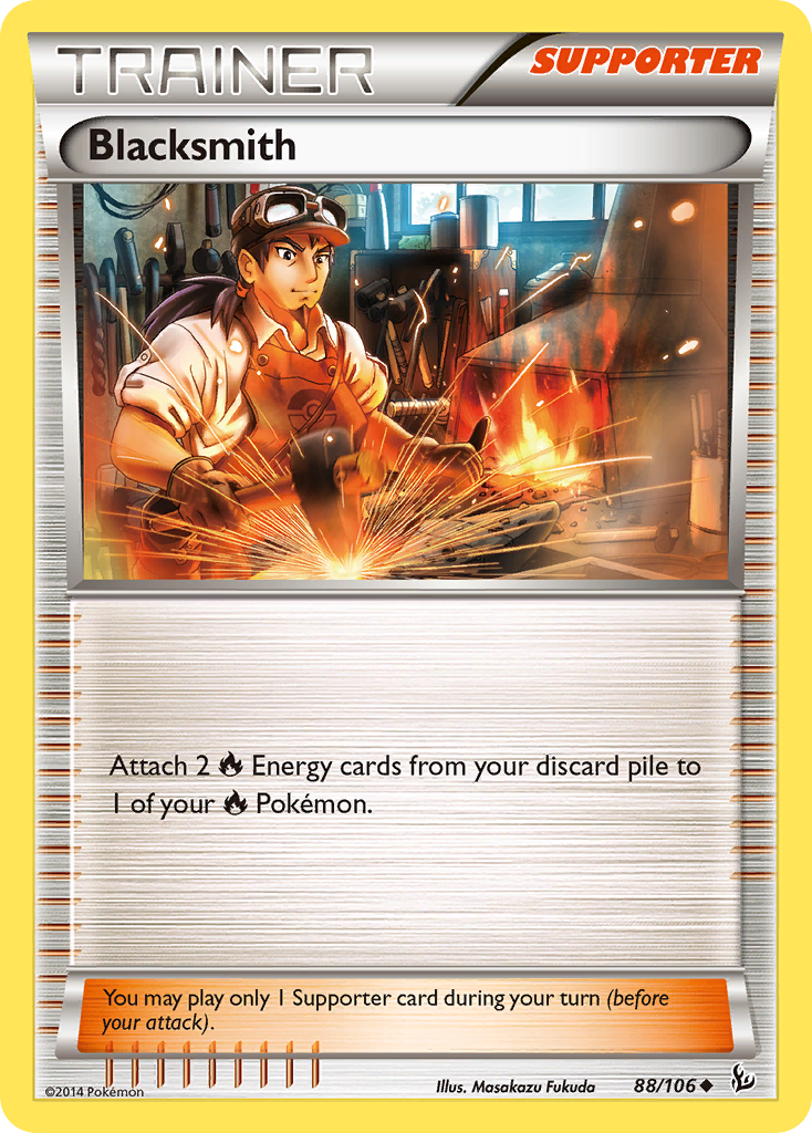 Blacksmith (Trainer: Supporter) (88/106) - Flashfire Pokémon Card