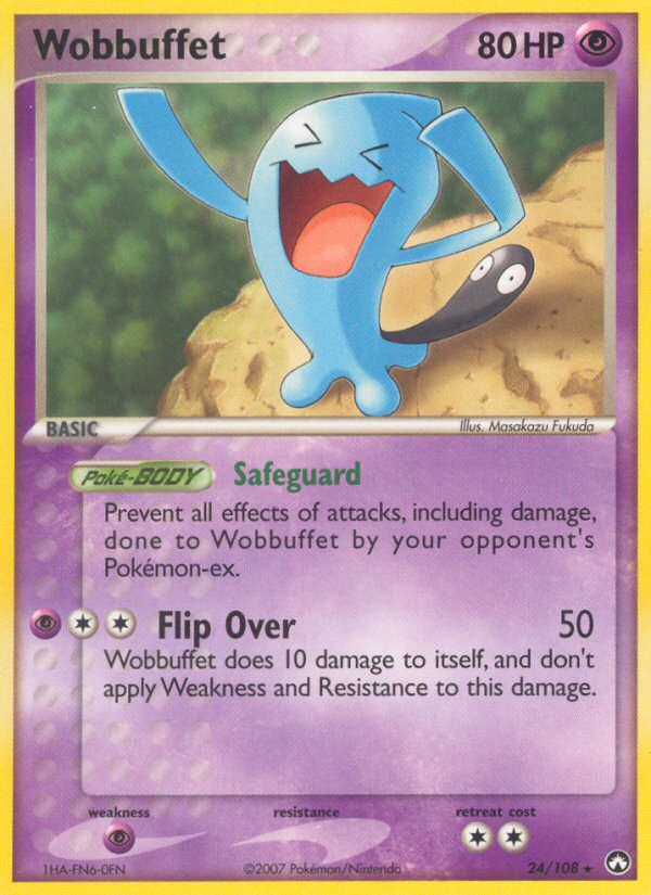 Wobbuffet (24/108) - Power Keepers Pokémon Card