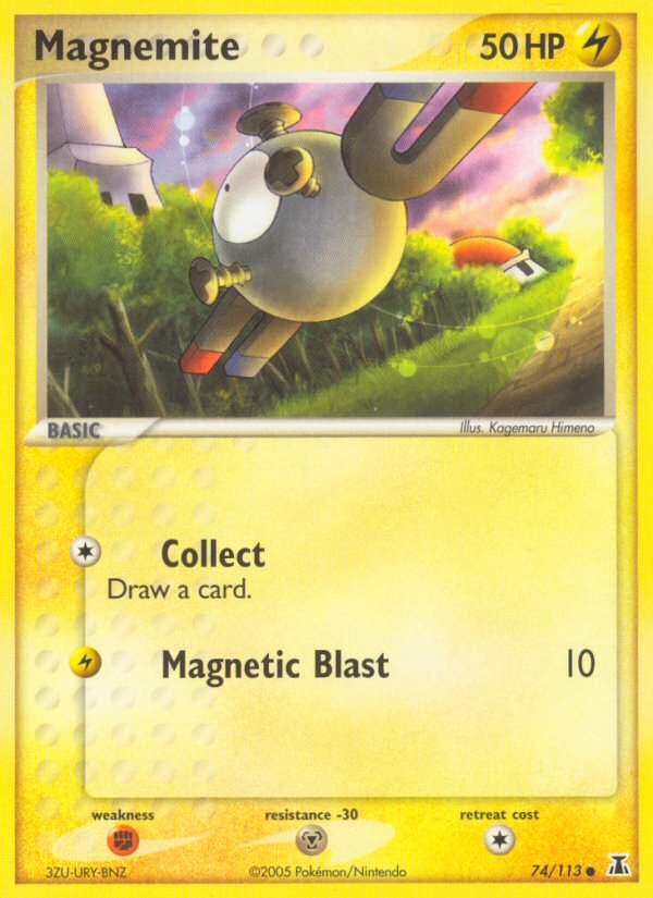 Magnemite (74/113) - Delta Species Pokémon Card