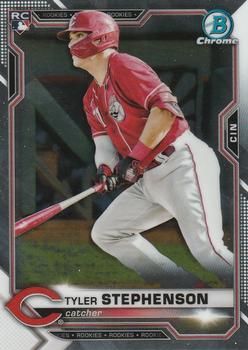 Tyler Stephenson 2021 Bowman Chrome Baseball #87 Sports Card