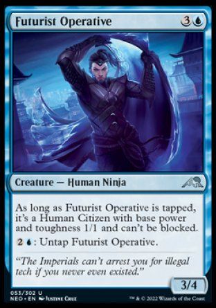 Futurist Operative (Kamigawa: Neon Dynasty) Trading Card