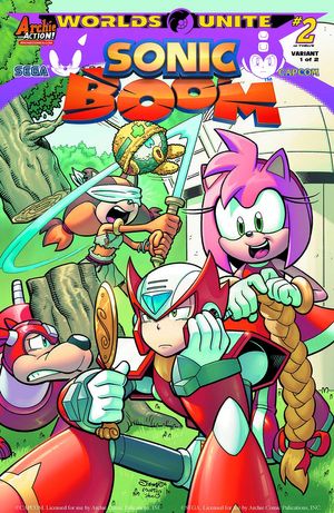Sonic Boom #8 (Jampole Happy Fun Time Variant Cover)