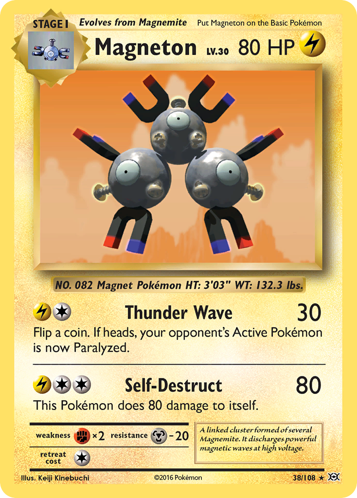 Magneton (38/108) - Evolutions Pokémon Card