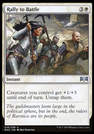 Rally to Battle (Ravnica Allegiance) Trading Card