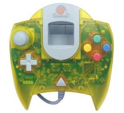 Sega Dreamcast Controller [Transparent Yellow] Video Game