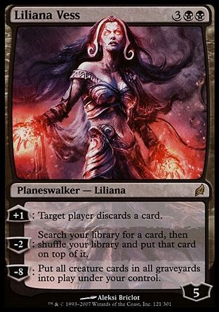 Liliana Vess (Lorwyn) Trading Card