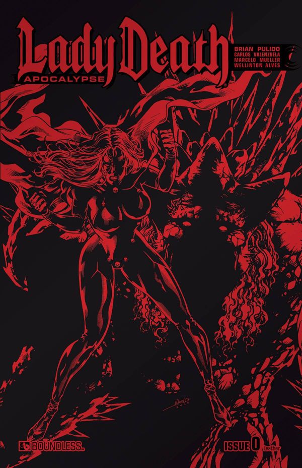 Lady Death: Apocalypse #0 (Red Leather Variant)
