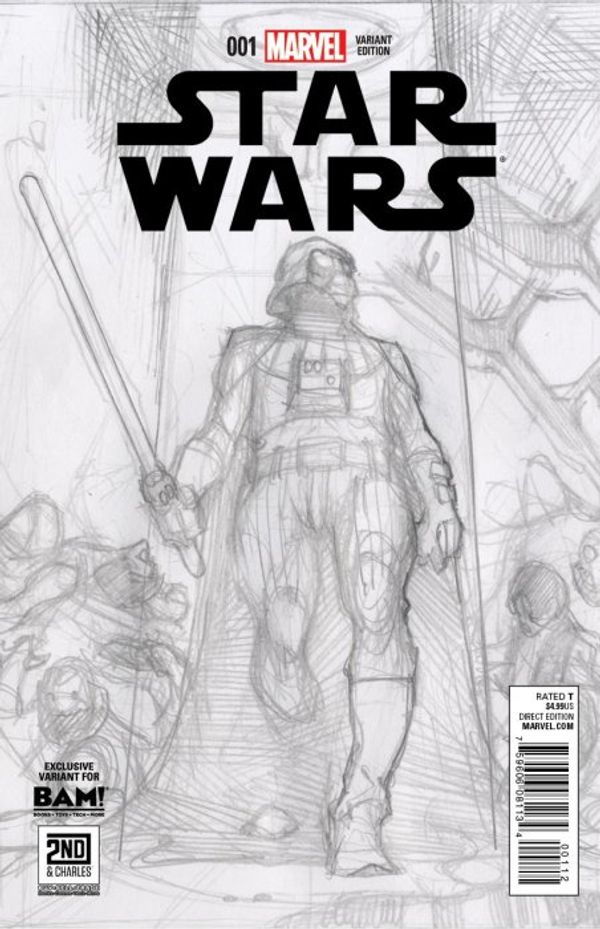 Star Wars #1 (BAM!/2nd & Charles Sketch Variant)