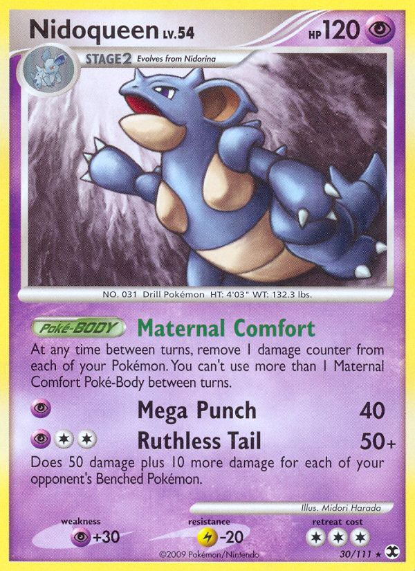 Nidoqueen (30/111) - Rising Rivals Pokémon Card