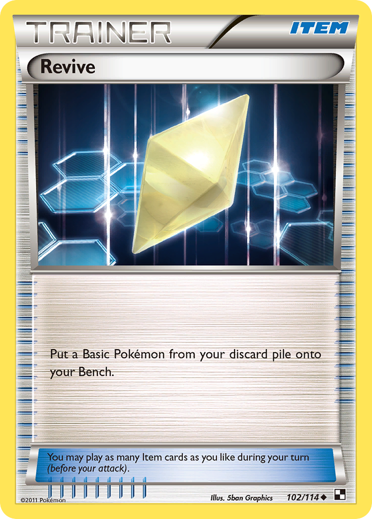 Revive (Trainer: Item) (102/114) - Black & White Pokémon Card