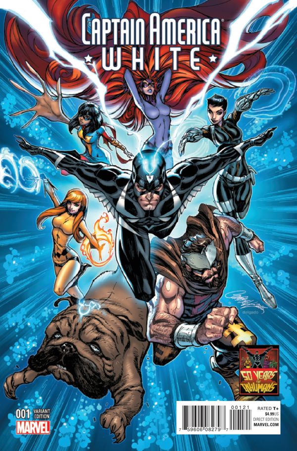 Captain America White #1 (Inhuman 50th Anniversary Variant)