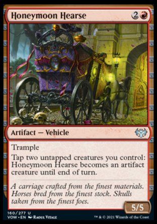 Honeymoon Hearse (Innistrad: Crimson Vow) Trading Card