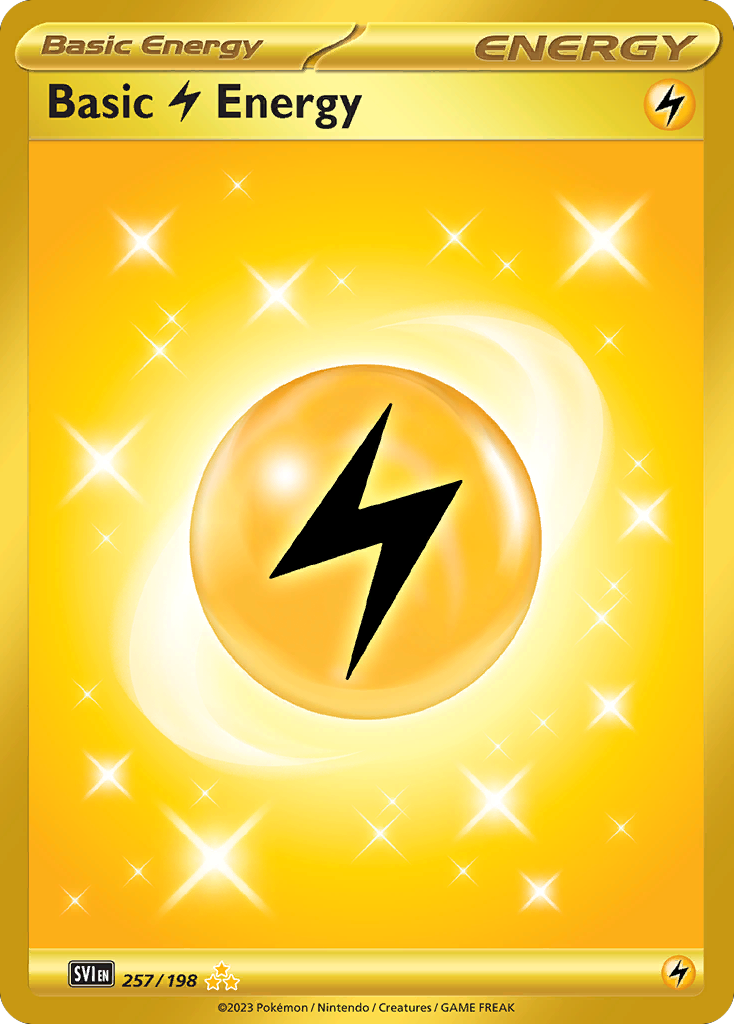 Basic Lightning Energy (257/198) - Scarlet & Violet Pokémon Card