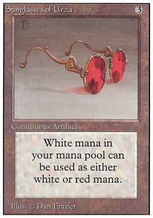 Sunglasses of Urza (Unlimited) Trading Card