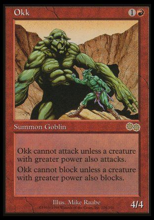 Okk (Urza's Saga) Trading Card