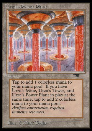 Urza's Power Plant (Columns) (Antiquities) Trading Card