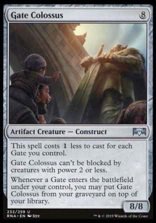 Gate Colossus (Ravnica Allegiance) Trading Card