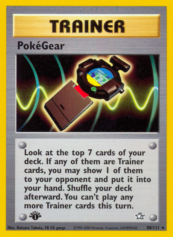 PokéGear (88/111) - Neo Genesis Pokémon Card