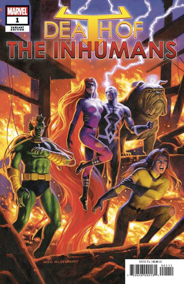 Death of the Inhumans #1 (Hildebrandt Variant)