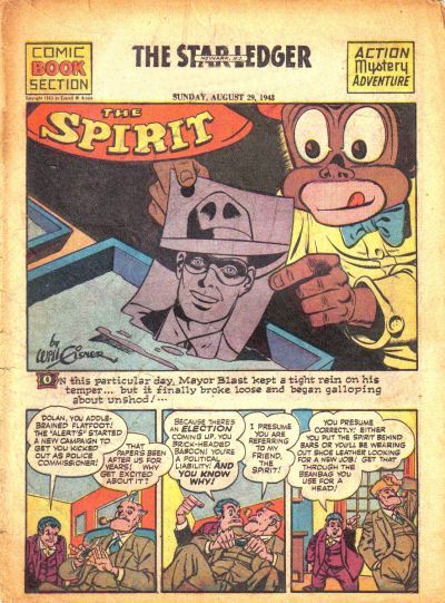 Spirit Section #8/29/1943 Comic