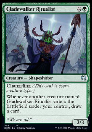 Gladewalker Ritualist (Kaldheim) Trading Card