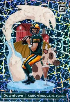 Aaron Rodgers 2021 Donruss Optic - Downtown! Football #DT-15 Sports Card