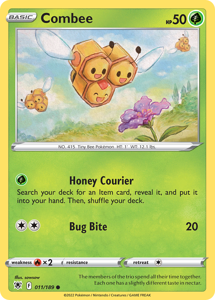 Combee (11/189) - Astral Radiance Pokémon Card