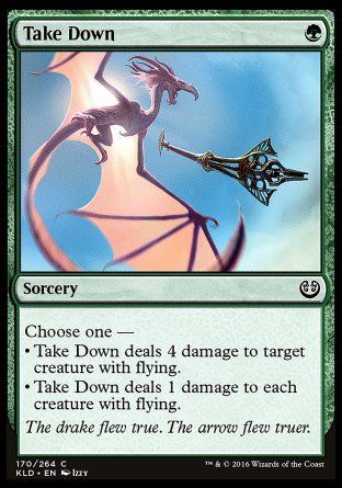 Take Down (Kaladesh) Trading Card