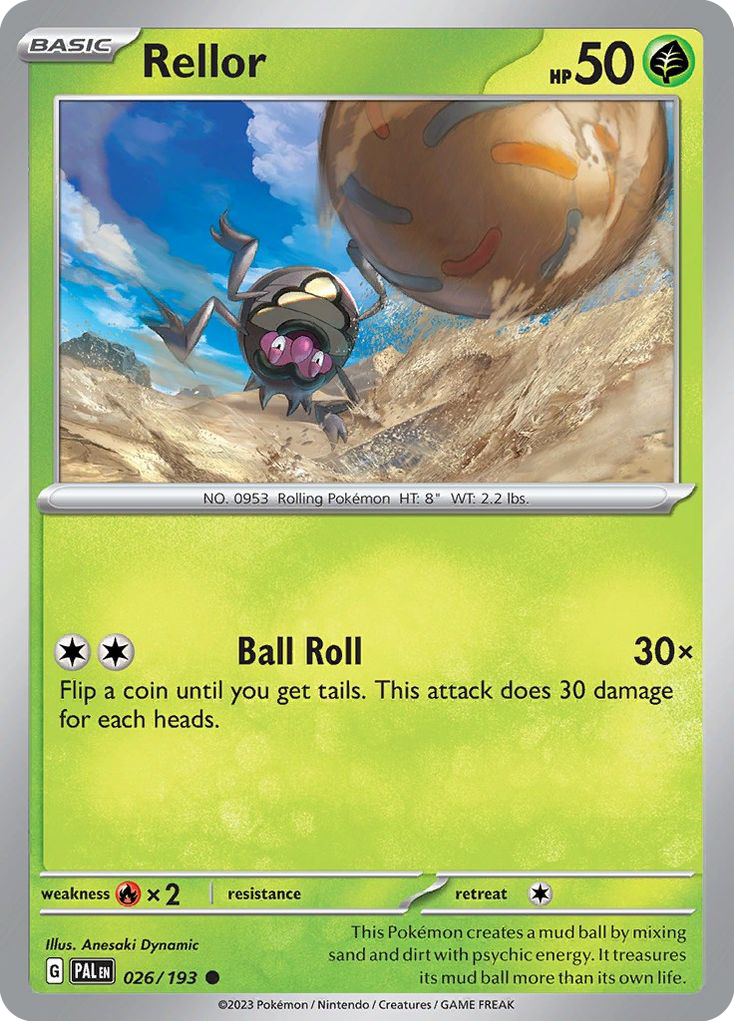 Rellor (26/193) - Paldea Evolved Pokémon Card