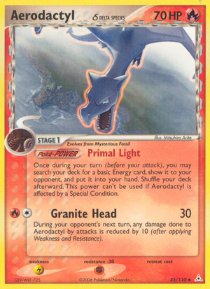 Aerodactyl δ (35/110) - Holon Phantoms (Reverse Holo)