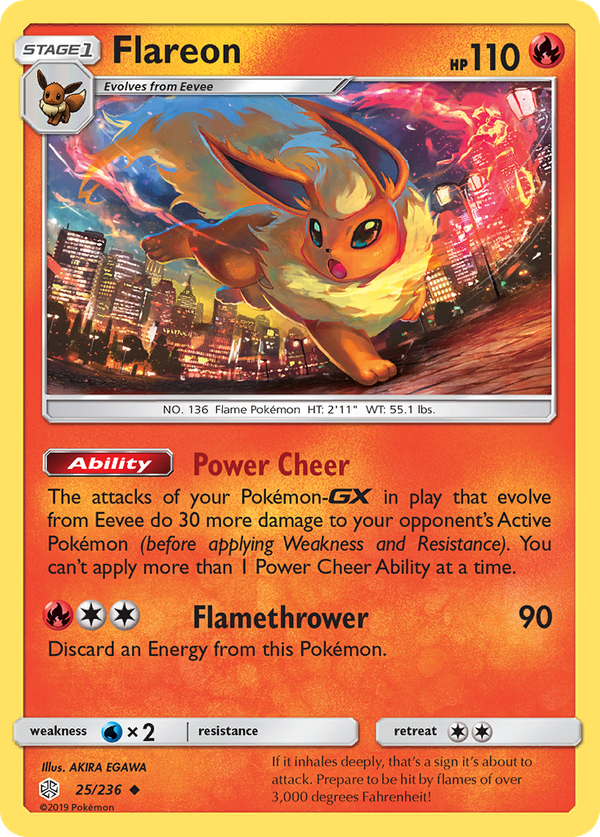 Flareon (25/236) - Cosmic Eclipse