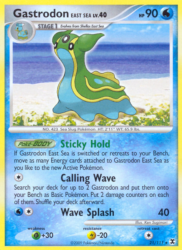 Gastrodon East Sea (21/111) - Rising Rivals Pokémon Card