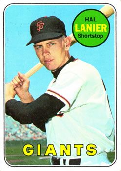 Hal Lanier 1969 Topps #316 Sports Card